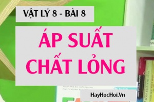 Áp suất chất lỏng, Bình thông nhau, Công thức tính áp suất chất lỏng - Vật lý 8 bài 8